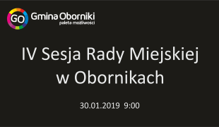 IV sesja Rady Miejskiej w Obornikach