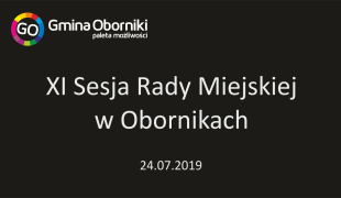 XI sesja Rady Miejskiej w Obornikach